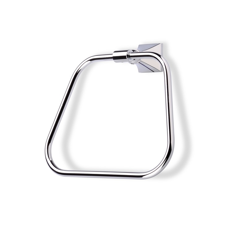 Nameeks PR07-08 StilHaus Chrome Brass Towel Ring - Chrome