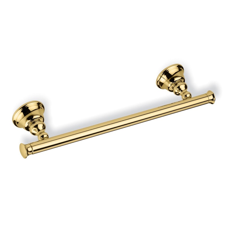 Nameeks SM06.2-16 StilHaus Brass 14 Inch Towel Bar Made in Gold - Gold