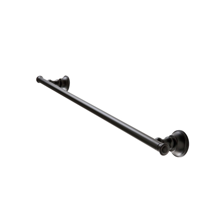 Nameeks SM45-23 StilHaus Black Brass 18 Inch Towel Bar - Black