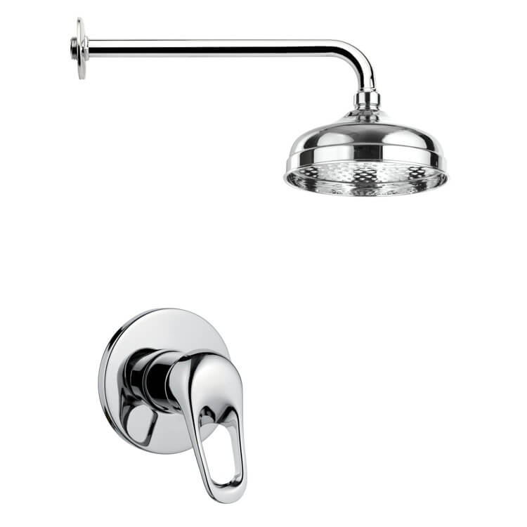 Nameeks SS1040 Remer Shower Faucet Set in 8 Unique Finishes - Chrome - Click Image to Close