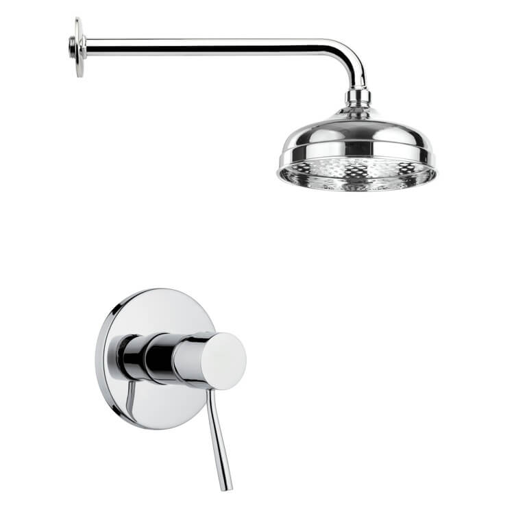 Nameeks SS1041 Remer Modern Shower Faucet Set in 8 Finishes - Chrome