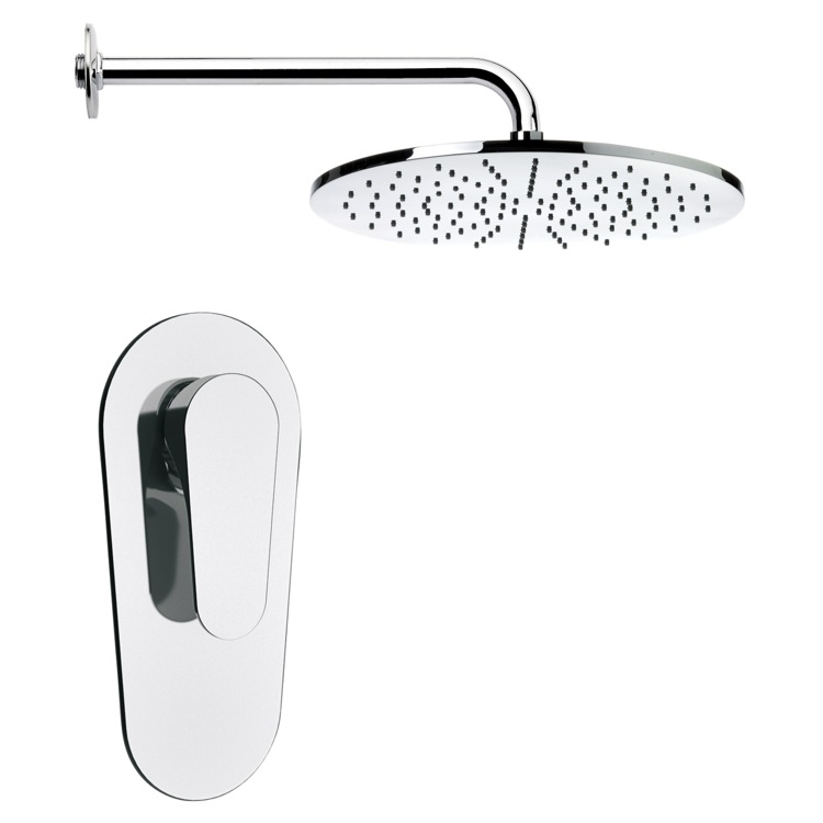 Nameeks SS1141 Remer One-Way Shower Faucet Set Available in Multiple Finishes - Chrome - Click Image to Close