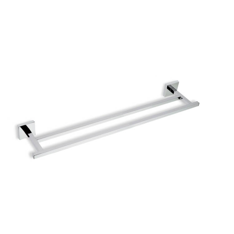 Nameeks U05.2-08 StilHaus Chrome 22 Inch Double Brass Towel Bar - Chrome