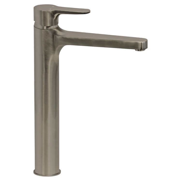 Nameeks W10LXLUSNL-NB Remer Brushed Nickel Round Vessel Sink Faucet - Brushed Nickel