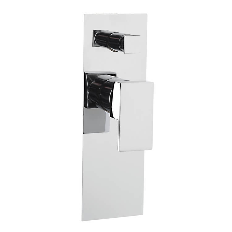 Nameeks Z09US Remer Contemporary Rectangular Built in Diverter With Pressure Balance Cartridge - Chrome,Matte Black,Satin Nickel - Click Image to Close