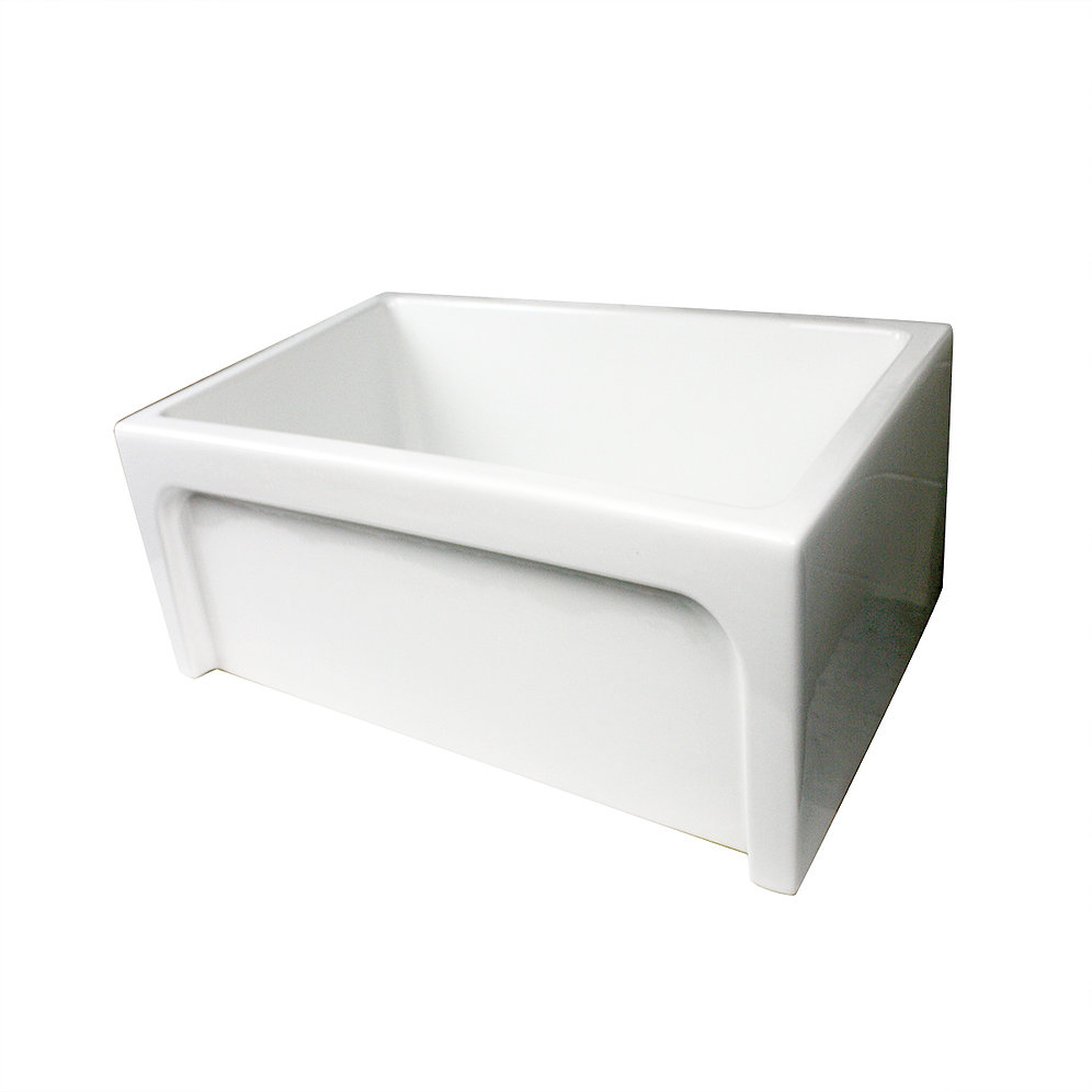 Nantucket Sinks Chatham-24 Fireclay 24 Inch Farmhouse Apron Sink Chatham-24 - Click Image to Close