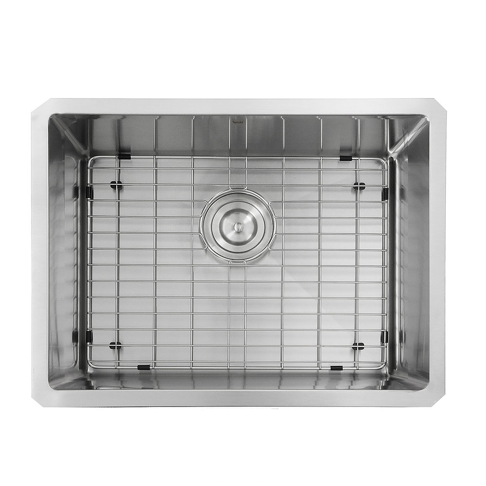 Nantucket Sinks SR2318-16 SR2318 - Pro Series Rectangle Single Bowl Undermount Small Radius Corners Stainless Steel Kitchen Sink