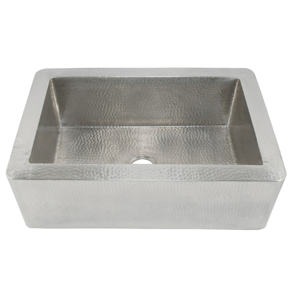 Native Trails CPK573 Farmhouse 33 Kitchen Sink - Brushed Nickel