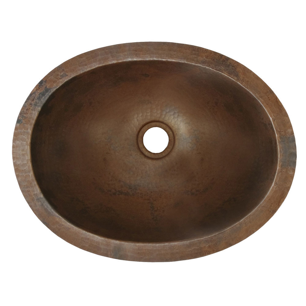 Native Trails CPS238 Baby Classic Bathroom Sink - Antique Copper - Click Image to Close