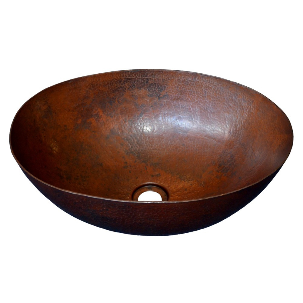 Native Trails CPS269 Maestro Oval Bathroom Sink - Antique Copper