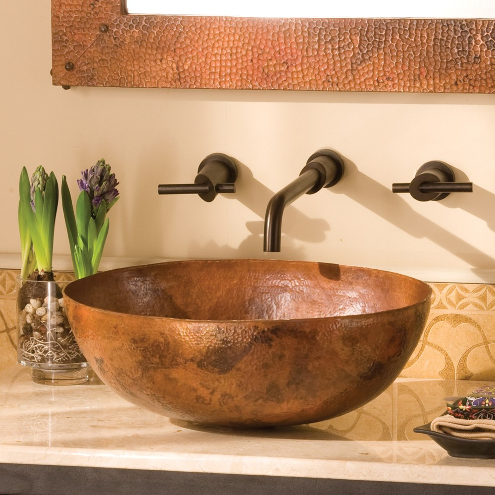 Native Trails CPS369 Maestro Oval Bathroom Sink - Tempered Copper