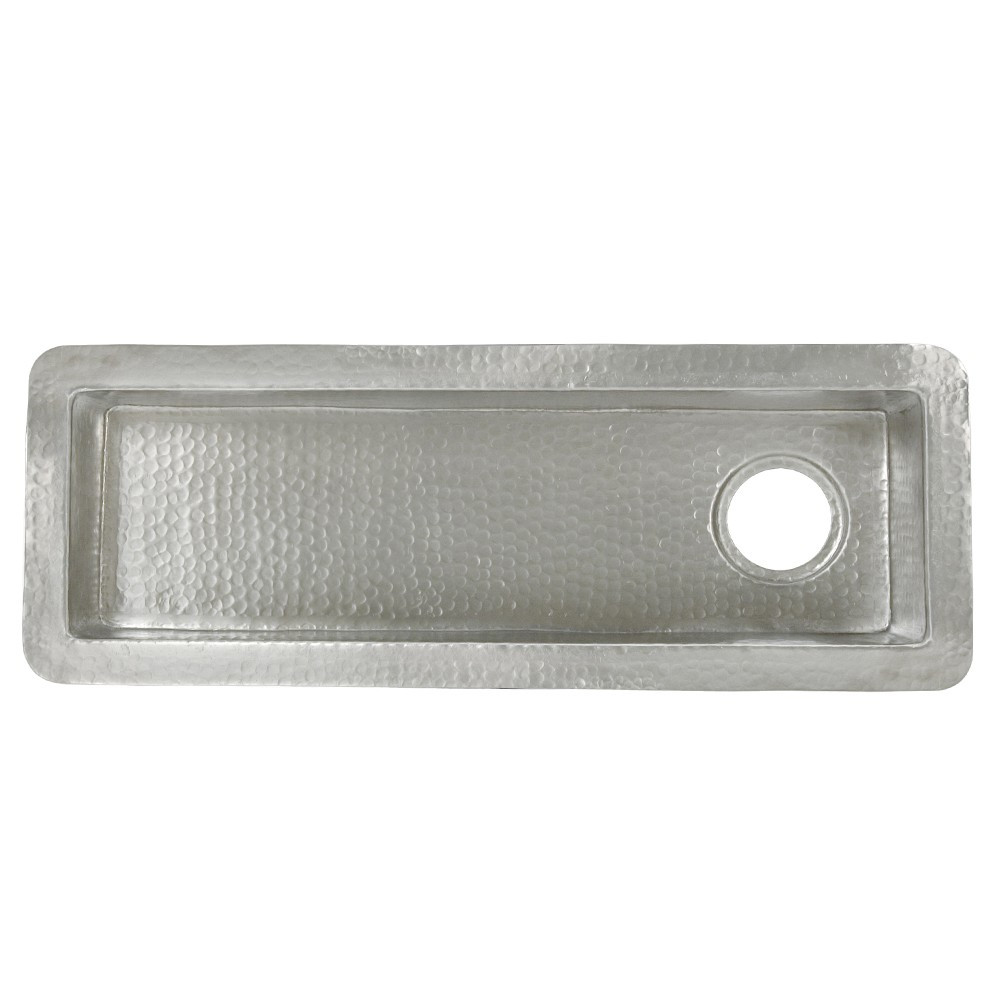 Native Trails CPS510 Rio Chico bar/prep trough sink - Brushed Nickel