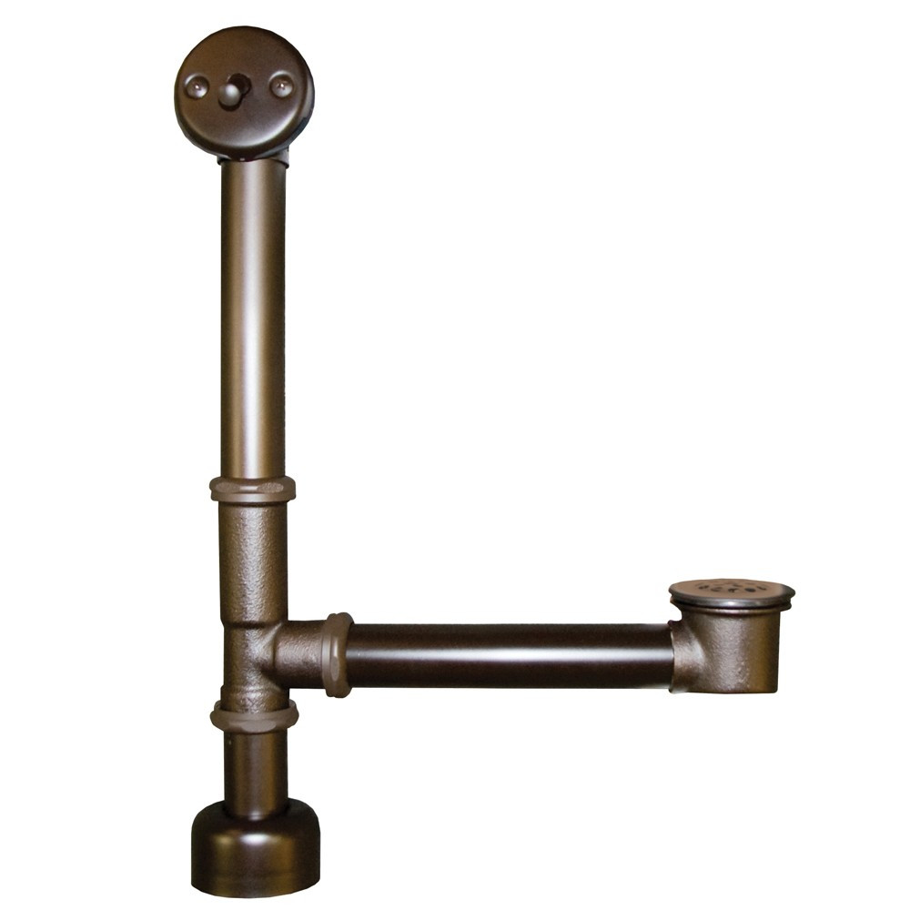 Native Trails DR280-ORB Trip Lever Bath Waste & Overflow for Aurora Bathtubs - Rubbed Bronze - Click Image to Close