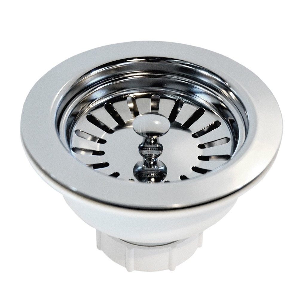 Native Trails DR320-CH Basket Strainer, 3.5" Sink Drain - Chrome - Click Image to Close