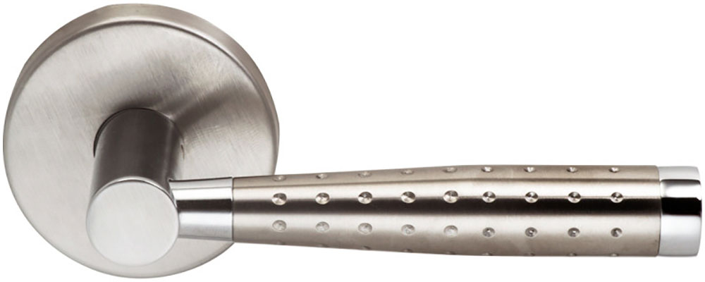 Omnia 19/00.PA32D Stainless Steel Passage Latchset US32D Door Lever - Satin Stainless Steel