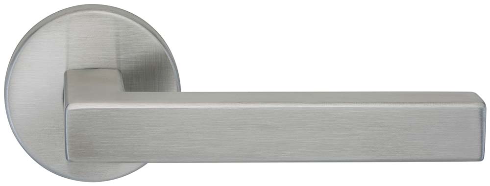 Omnia 22/00.PA32D Stainless Steel Passage Latchset US32D Door Lever - Satin Stainless Steel