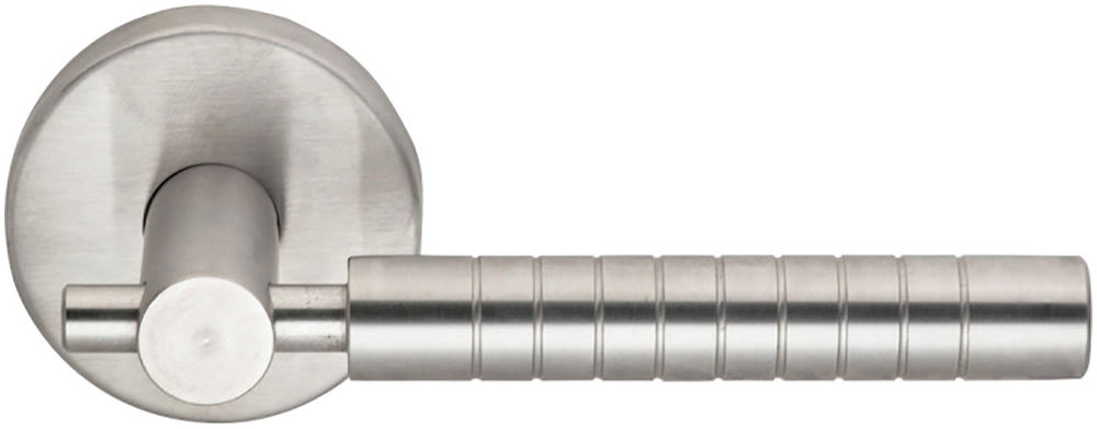Omnia 33/00.PA32D Stainless Steel Passage Latchset US32D Door Lever - Satin Stainless Steel