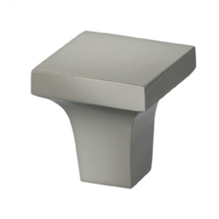 Omnia 9004/32 Cabinet Knob 1-1/4" Sq - Satin Nickel Plated