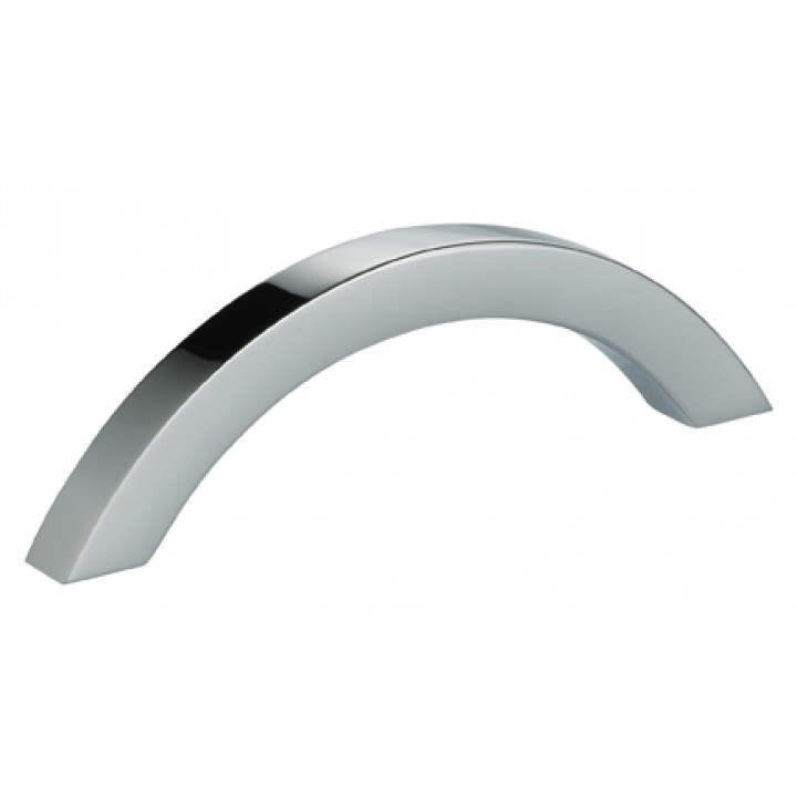 Omnia 9007/86 Cabinet Pull 3-3/8" CC - Polished Chrome Plated - Click Image to Close