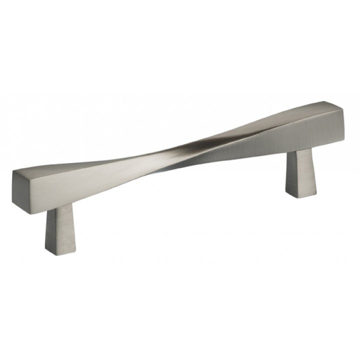 Omnia 9009/118 Cabinet Pull 4-5/8" CC - Satin Nickel Plated - Click Image to Close