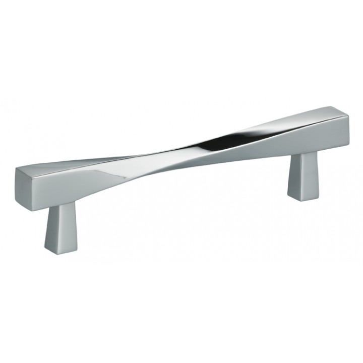Omnia 9009/118 Cabinet Pull 4-5/8" CC - Polished Chrome Plated - Click Image to Close