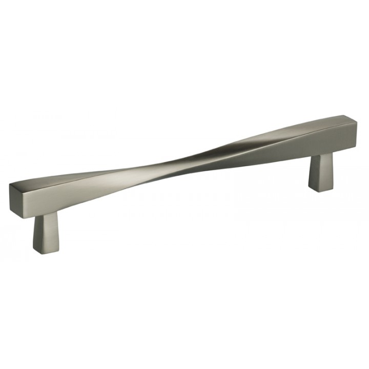 Omnia 9009/170 Cabinet Pull 6-5/8" CC - Satin Nickel Plated - Click Image to Close