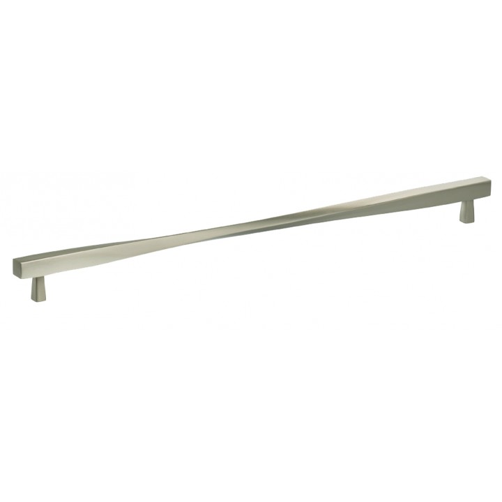 Omnia 9009/420 Cabinet Pull 16-1/2" CC - Satin Nickel Plated - Click Image to Close