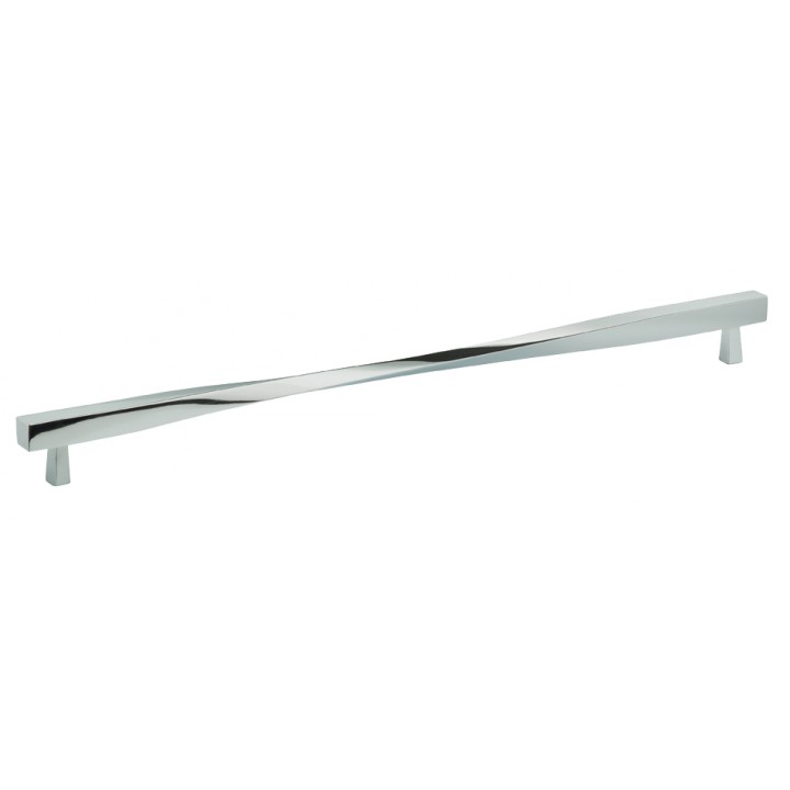 Omnia 9009/420 Cabinet Pull 16-1/2" CC - Polished Chrome Plated - Click Image to Close