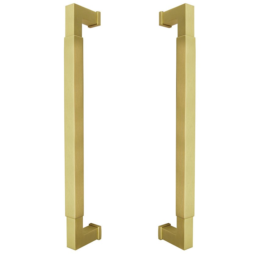 Omnia 9029P/305.3A Ultima III 12" CC Door Pull - Unlacquered Polished Brass