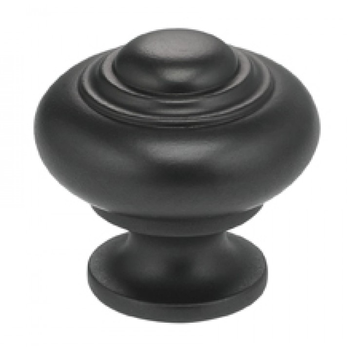 Omnia 9102/25 Cabinet Knob 1" dia - Oil-rubbed Bronze