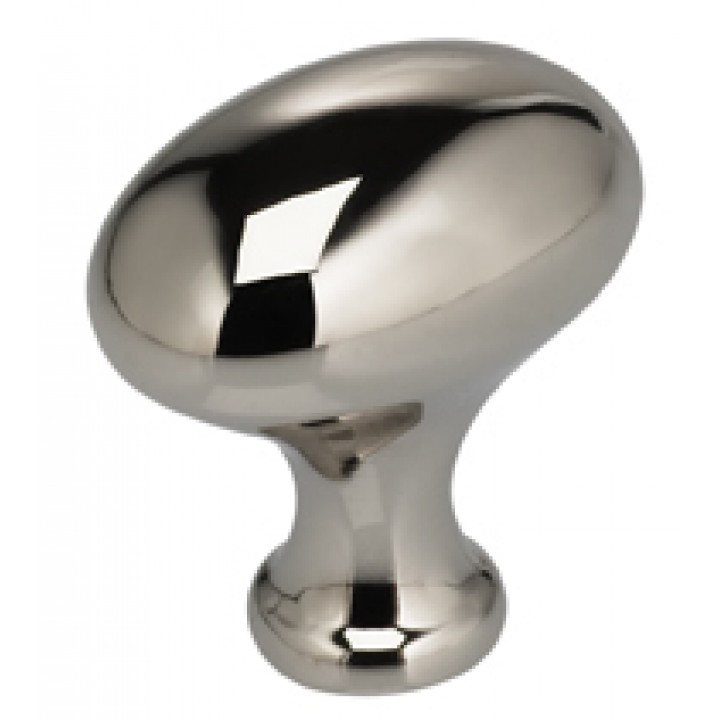 Omnia 9105/30 Cabinet Knob 1-3/16" dia - Polished Nickel Plated - Click Image to Close