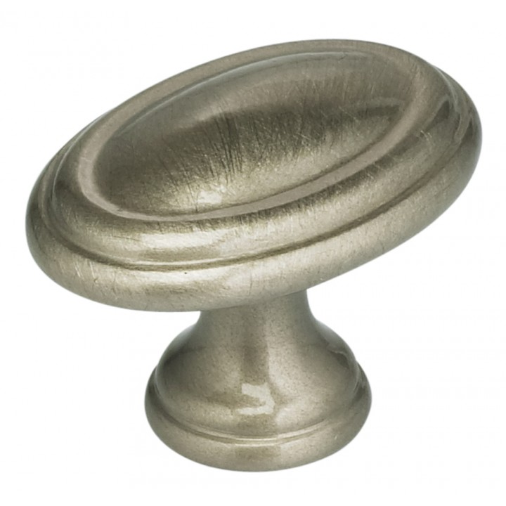 Omnia 9163/30 Cabinet Knob 1-3/16" dia - Satin Nickel Plated