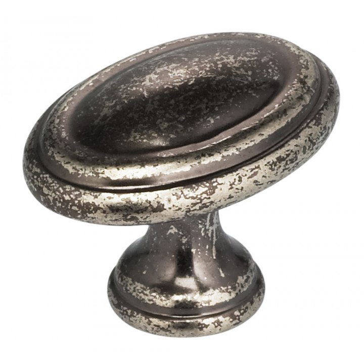 Omnia 9163/30 Cabinet Knob 1-3/16" dia - Vintage Iron