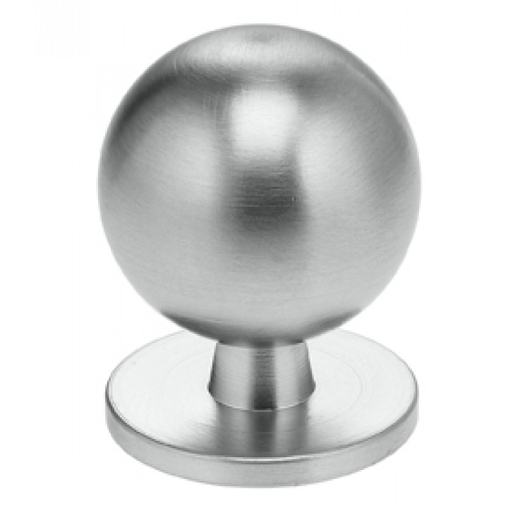 Omnia 9165/35 Cabinet Knob 1-3/8" dia - Satin Chrome Plated