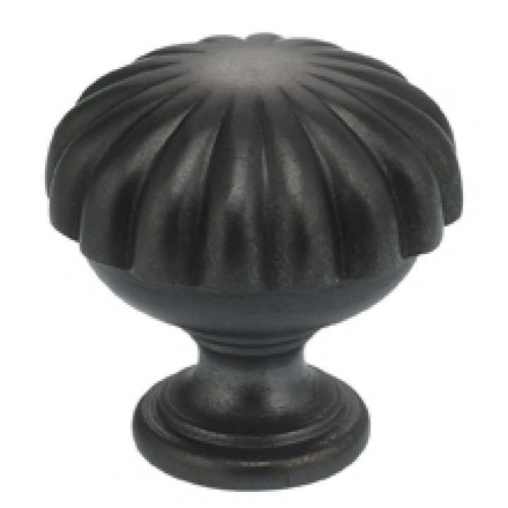 Omnia 9168/25 Cabinet Knob 1" dia - Oil-rubbed Bronze