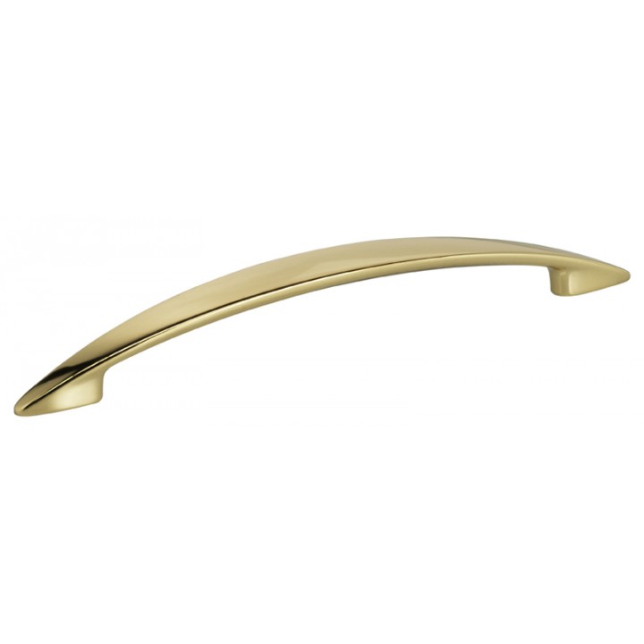 Omnia 9406/165 Cabinet Pull 6-1/2" - Polished Brass - Click Image to Close