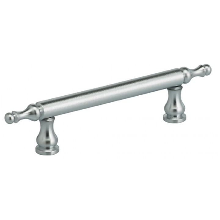 Omnia 9408/76 3" CC Cabinet Pull - Satin Chrome Plated - Click Image to Close
