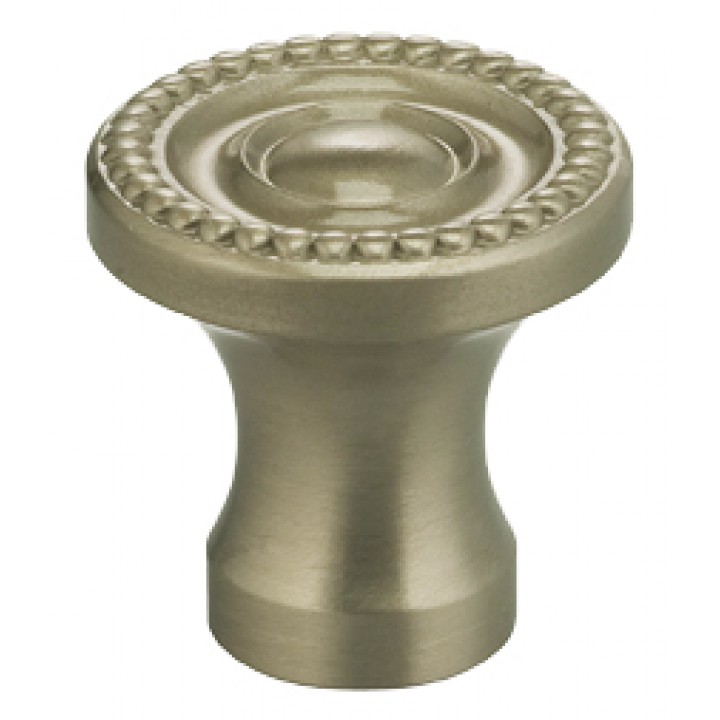 Omnia 9430/25 Cabinet Knob 1" dia - Satin Nickel Plated