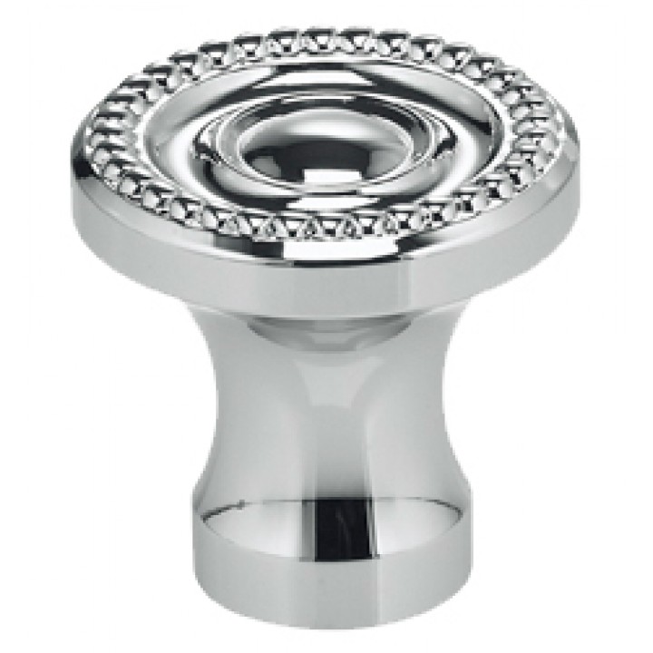 Omnia 9430/32 Cabinet Knob 1-1/4" dia - Polished Chrome Plated