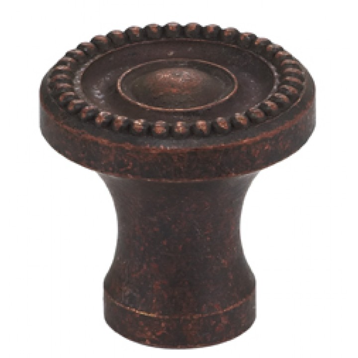 Omnia 9430/41 Cabinet Knob 1-5/8" dia - Vintage Copper