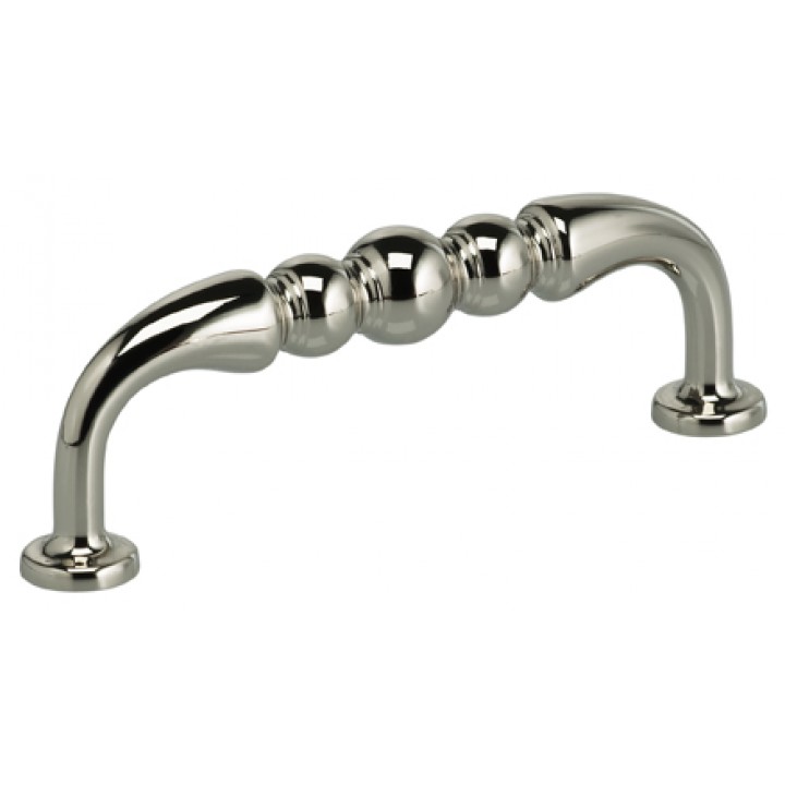 Omnia 9441/89 Cabinet Pull 3-1/2" CC - Polished Nickel Plated - Click Image to Close