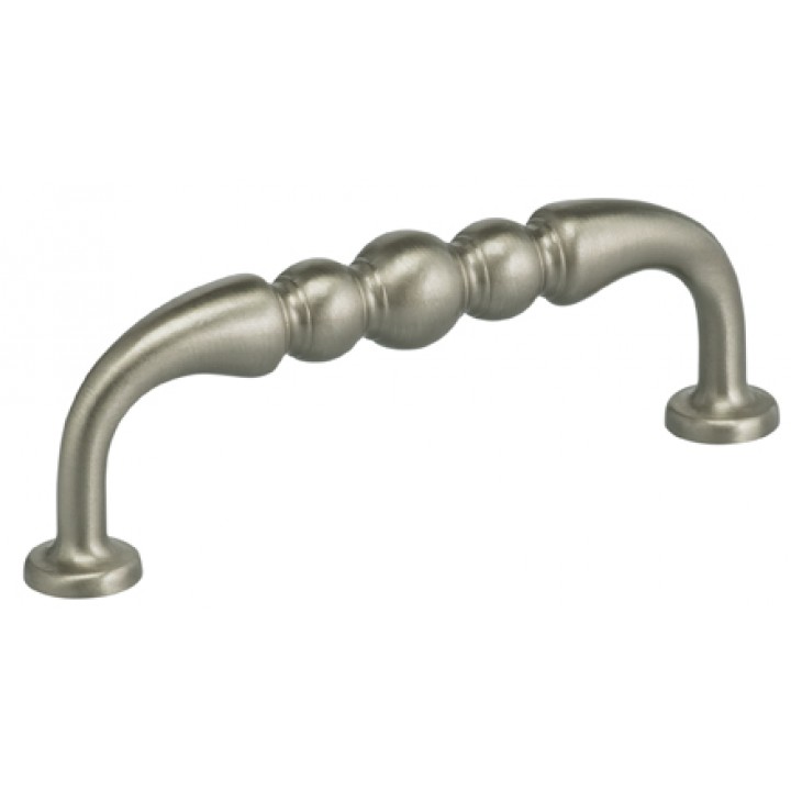 Omnia 9441/89 Cabinet Pull 3-1/2" CC - Satin Nickel Plated - Click Image to Close