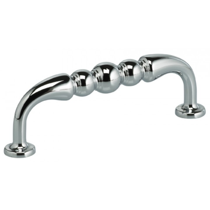 Omnia 9441/89 Cabinet Pull 3-1/2" CC - Polished Chrome Plated - Click Image to Close