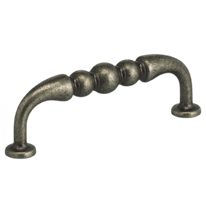 Omnia 9441/89 Cabinet Pull 3-1/2" CC - Vintage Iron - Click Image to Close