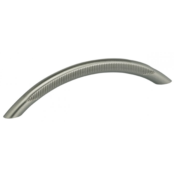 Omnia 9449/128 Cabinet Pull 5" CC - Satin Stainless Steel - Click Image to Close