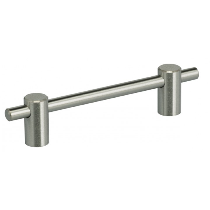 Omnia 9457/96 Cabinet Pull 3-3/4" CC - Satin Stainless Steel
