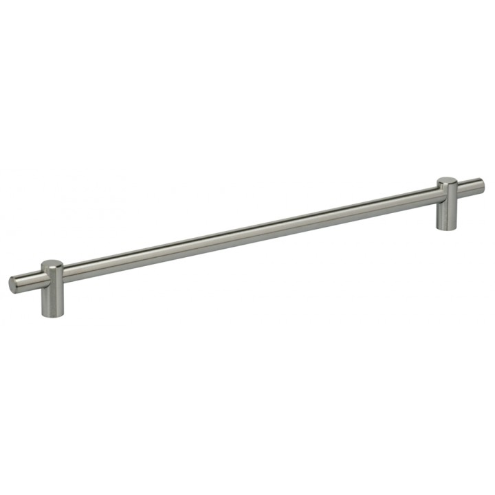 Omnia 9458/320 Cabinet Pull 12-5/8" CC - Satin Stainless Steel - Click Image to Close