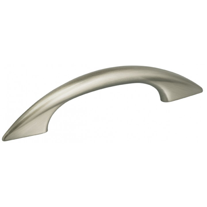Omnia 9461/100 Cabinet Pull 4" - Satin Nickel Plated - Click Image to Close