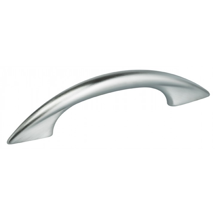 Omnia 9461/100 Cabinet Pull 4" - Satin Chrome Plated - Click Image to Close