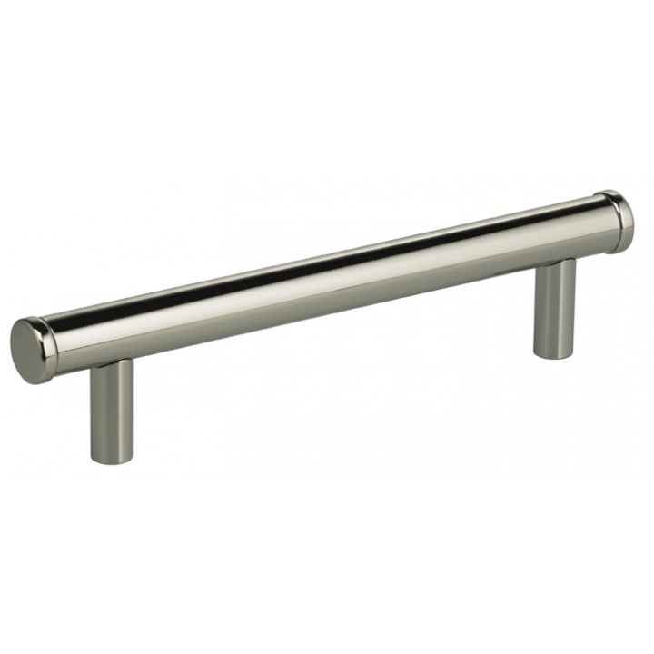Omnia 9464/100 Cabinet Pull 4" - Polished Nickel Plated - Click Image to Close
